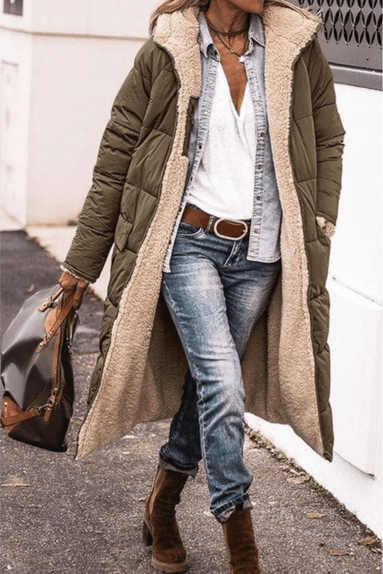 Carina - Manteau élégant réversible pour femme