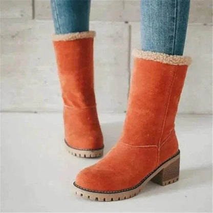 Bottes mi-hautes en laine