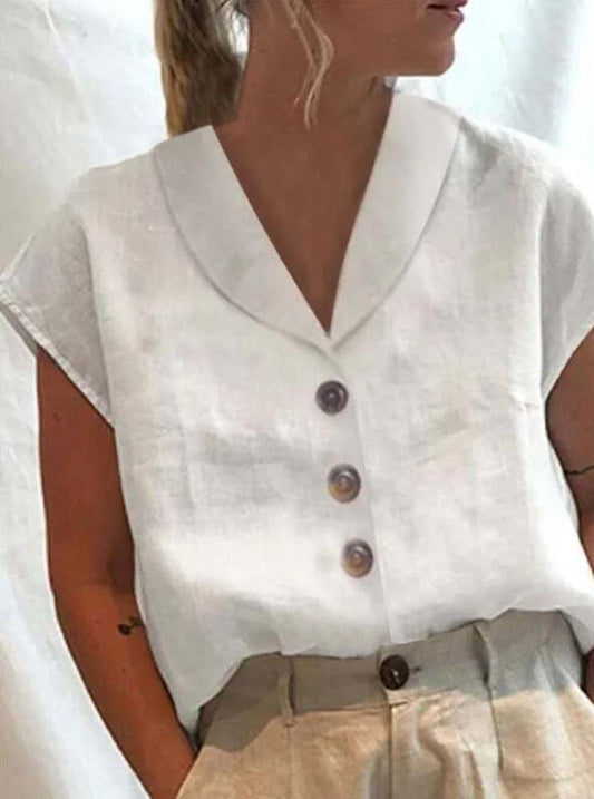 Blouse à Col Élégante pour Femmes