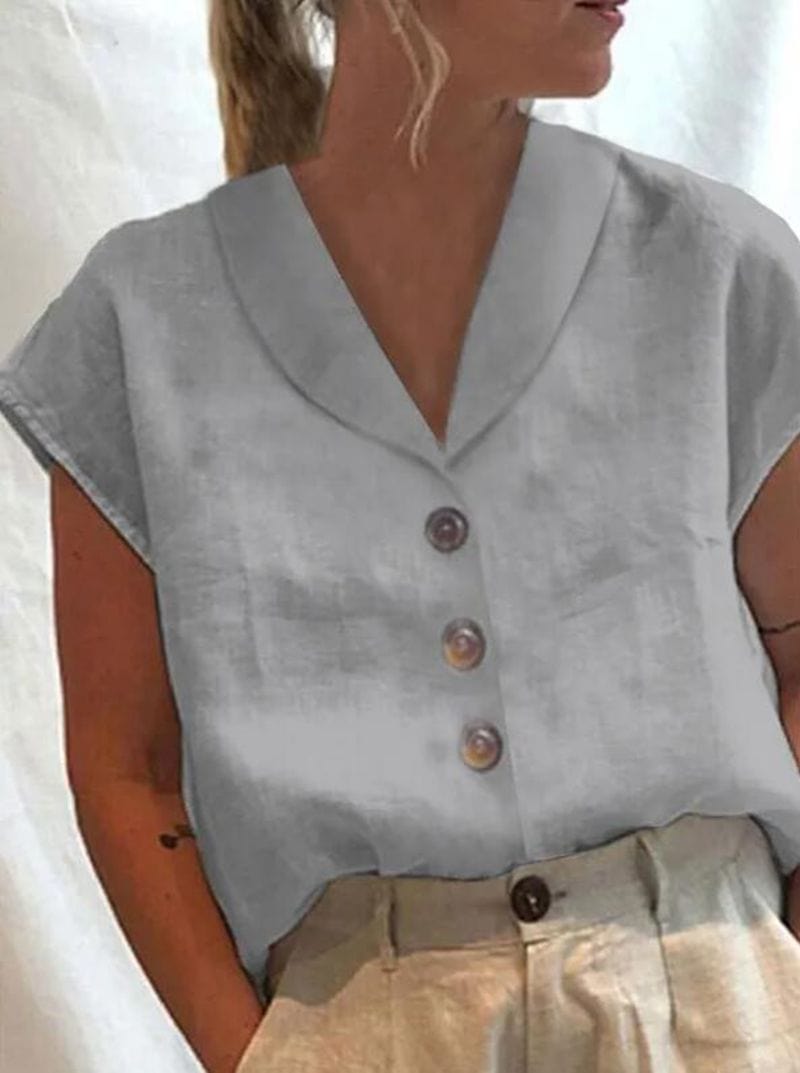 Blouse à Col Élégante pour Femmes