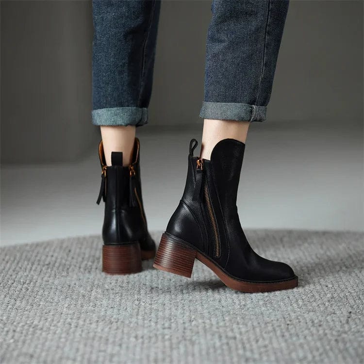 Bottines en Cuir