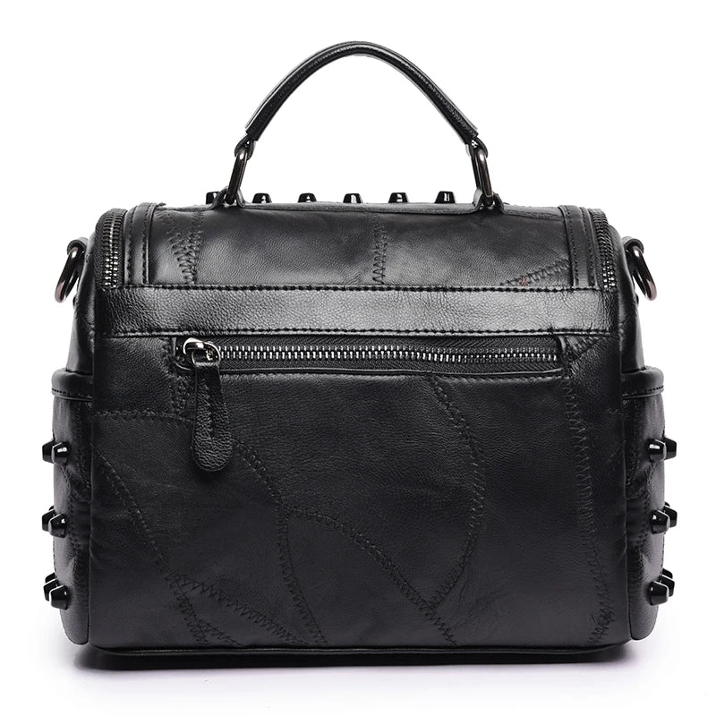 Sac Chic Rex en Cuir Véritable pour Femmes