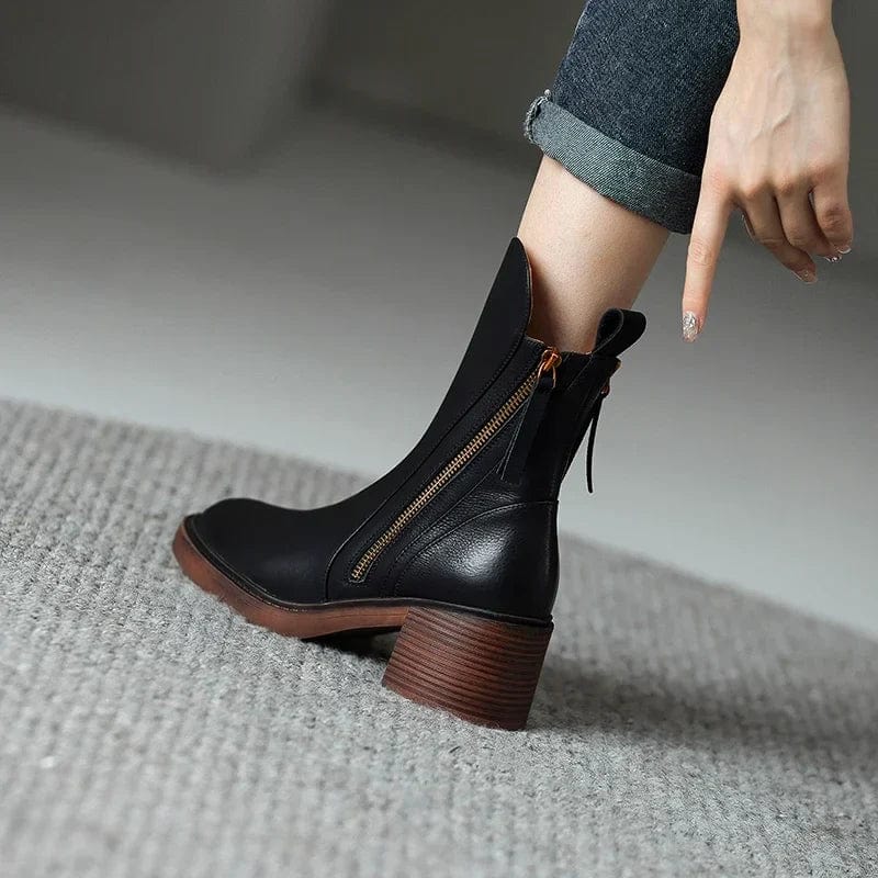 Bottines en Cuir