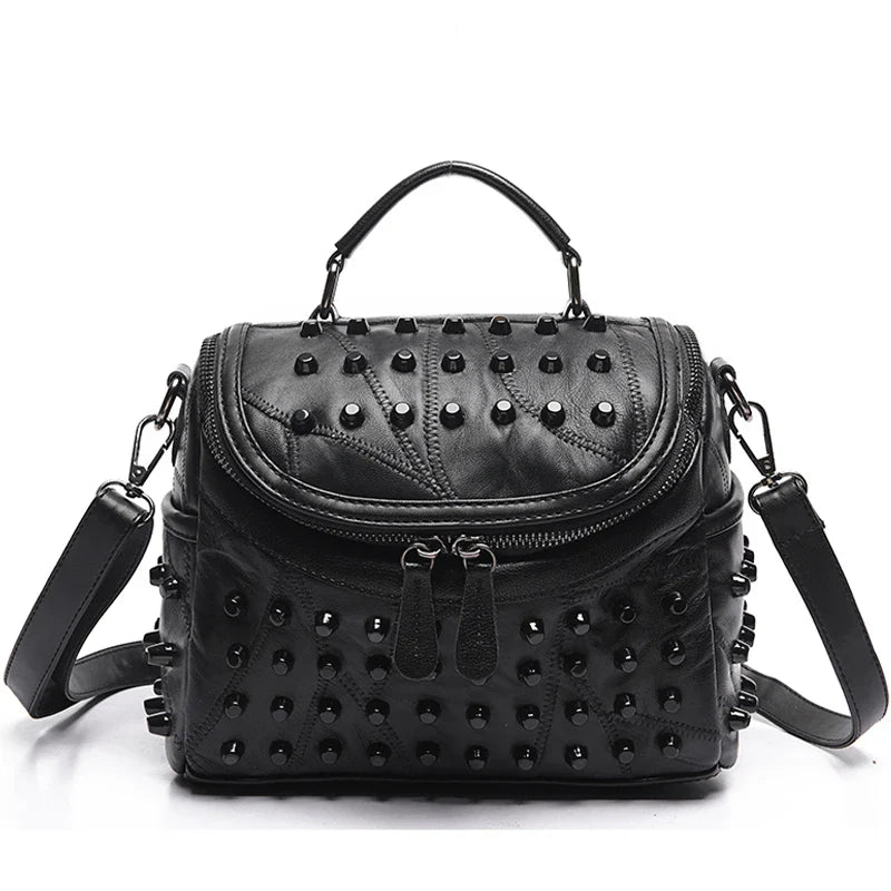 Sac Chic Rex en Cuir Véritable pour Femmes