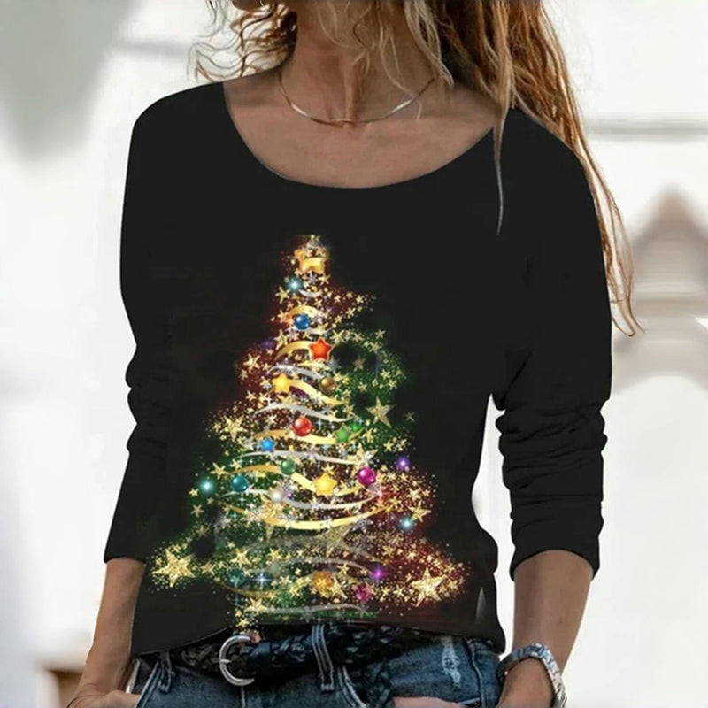 T-Shirt De Noël Décontracté