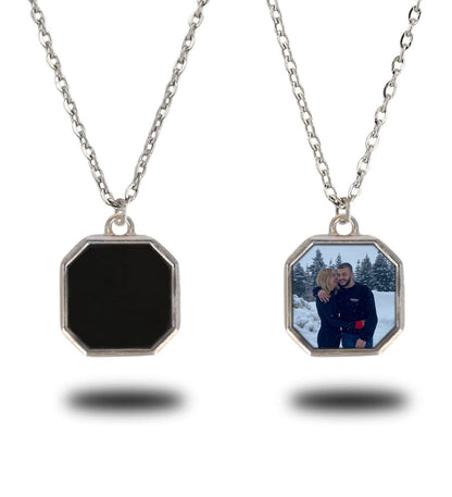 Collier magique personnalisé avec image cachée